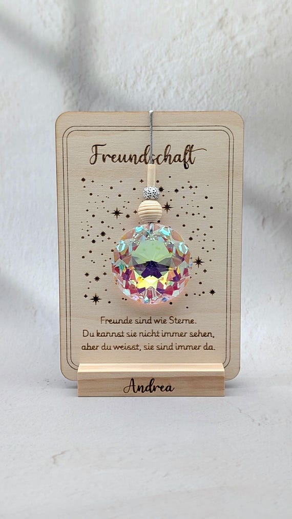 Sonnenfänger | persönliches Geschenk für Freundin | Geschenk beste Freundin | personalisierte Geschenke Freundin