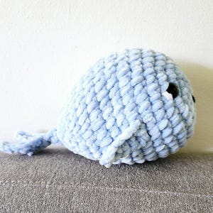 Cute crochet whale PDF pattern amigurumi