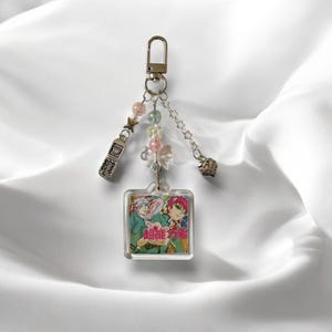 Saiki Kusuo Keychain: Handmade Anime Phone Charm