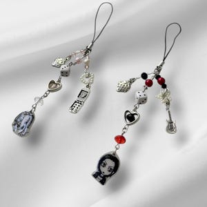 Charm Nana & Hachi : porte-clés anime de l&#39;an 2000 en perles
