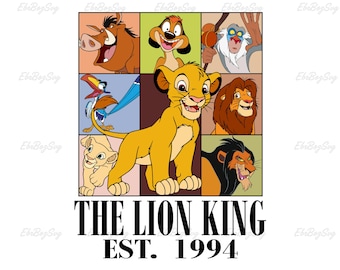 Lion King Est Png, Hakuna Matata Png, Lion King Clipart,  Family Trip Png, Animal Kingdom Png, Lion Friends Png