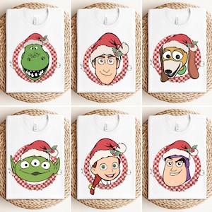 Toy Story Characters Christmas Png Bundle, Christmas Shirt Design, Christmas Friends Png, Holiday Season Png, Woody Christmas Png