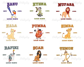 Watercolor Lion King Est Png Bundle, Hakuna Matata Png, Simba Est Png, Mafusa Png, Lion King Clipart, Family Trip Png
