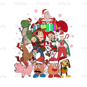 Toy Story Christmas Png, Toy Story Christmas Clipart, Merry Christmas Png, Holiday Season Png, Christmas Shirt Png