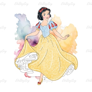 Aquarell Prinzessin Schneewittchen Png, Prinzessin Png, Schneewittchen Prinzessin Png, Aquarell Prinzessin Clipart, digitaler Download