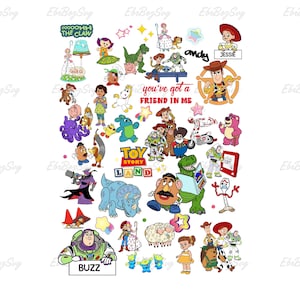 Toy Story Characters Png, You&#39;ve Got a In Friend Me Png, Toy Story Clipart, Toy Story Png, Vacay Mode Png, Family Trip Png, Instant Download