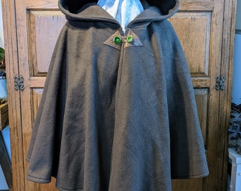 fairytale Woodland fleece cloak LARPING hobbit cloak fantasy