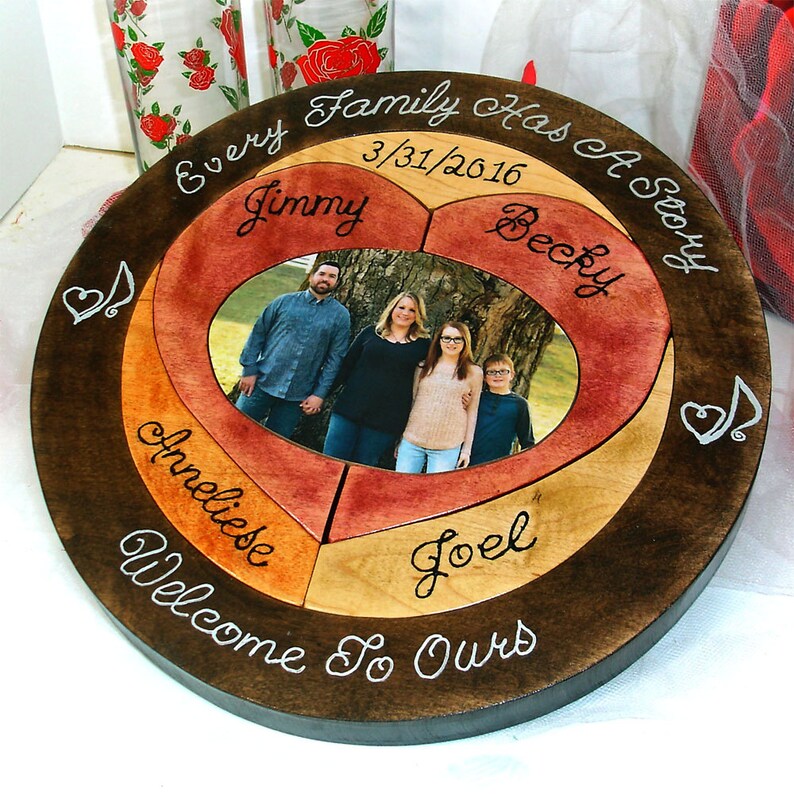 Custom Designed Unity Ceremony Wedding Puzzle Custom Photo ...
