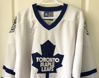 David Keon Signed Maple Leafs Jersey-Dates 1990's--Rare Find!! View All The Images-DurhamDeals
