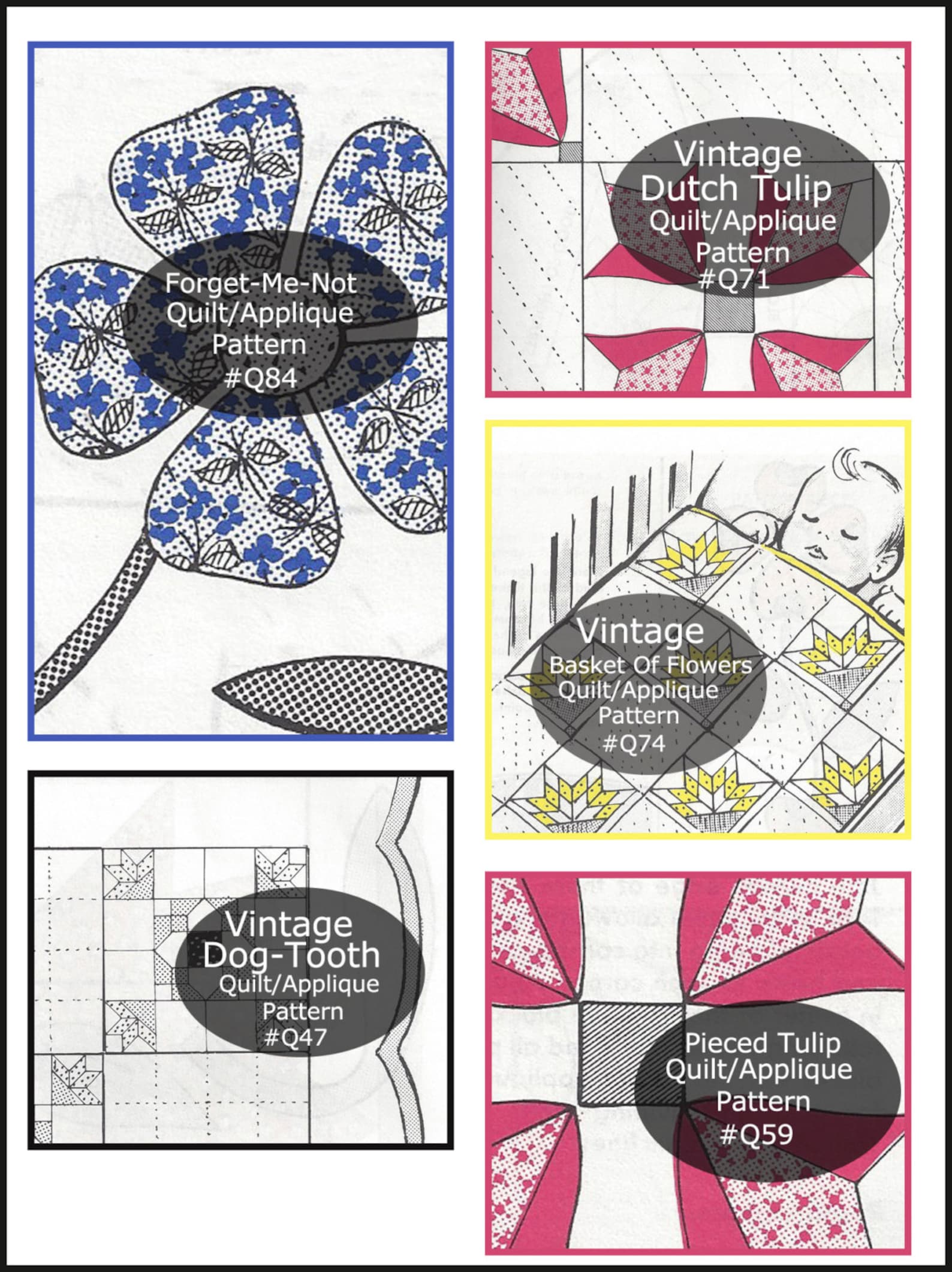 Flower Quilt 'LANCASTER ROSE' Quilt Block/appliqué Etsy
