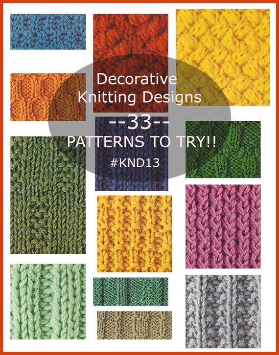 knitting patterns design