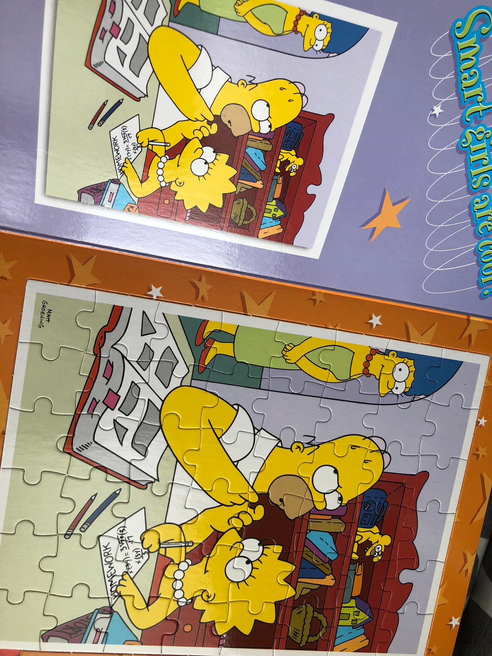 Simpson Puzzle Book Bart Simpson Jigsaw Puzzle Book 48 Etsy