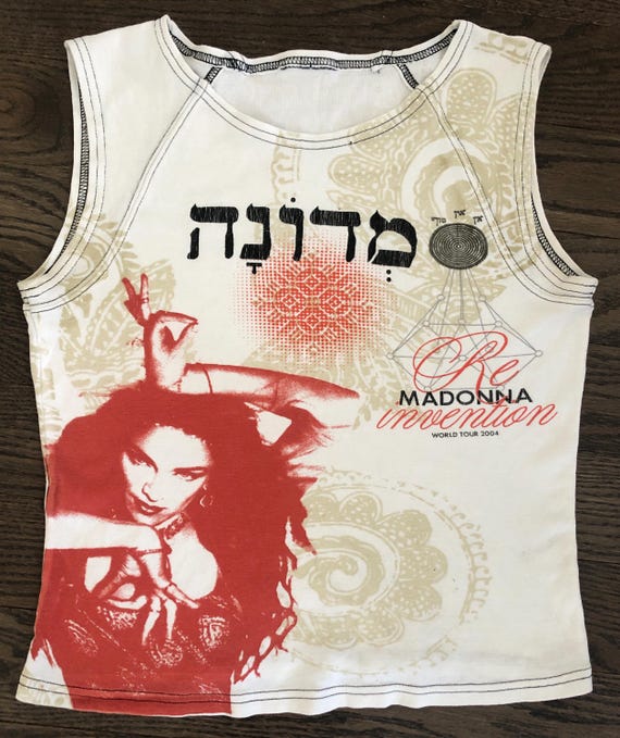 Madonna Re-Invention Tシャツ 2004年 00's anvil MADONNA ''Re-Invention WORLD TOUR 2004'' 両面プリントT