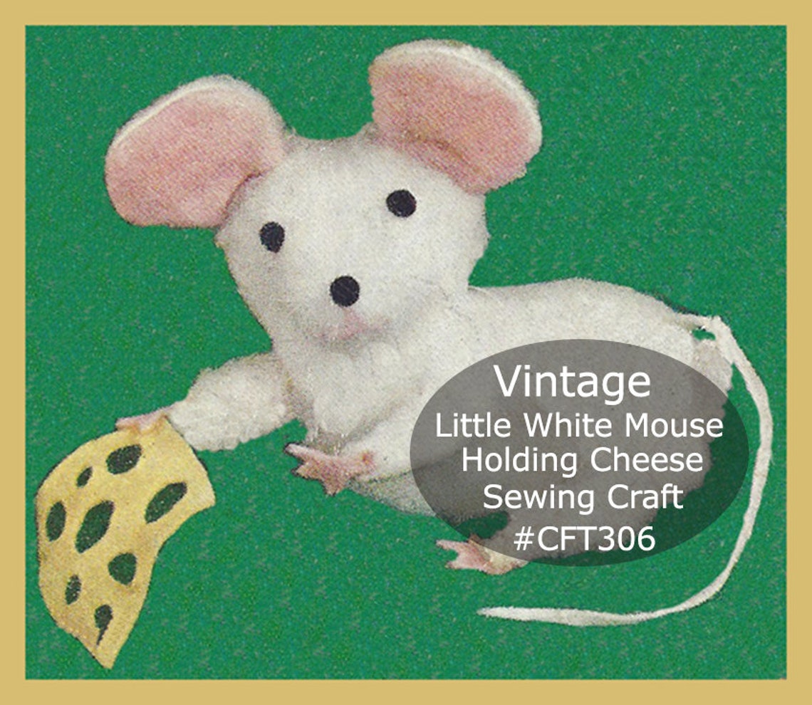 Christmas Mouse Ornament Pattern Christmas MOUSE Felt Sewing Etsy Canada