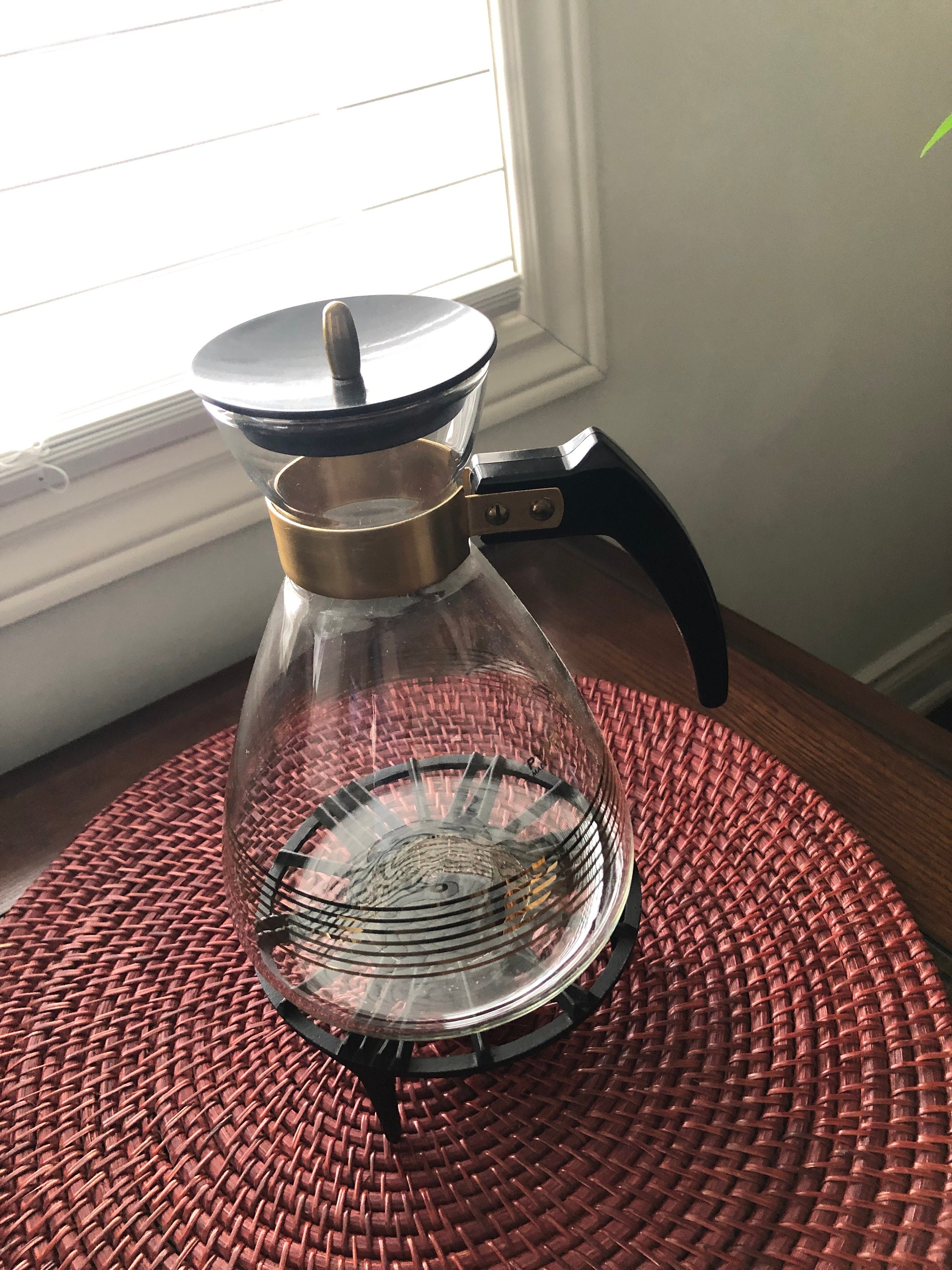 Vintage Pyrex Coffee Pot 1950s Pyrex 