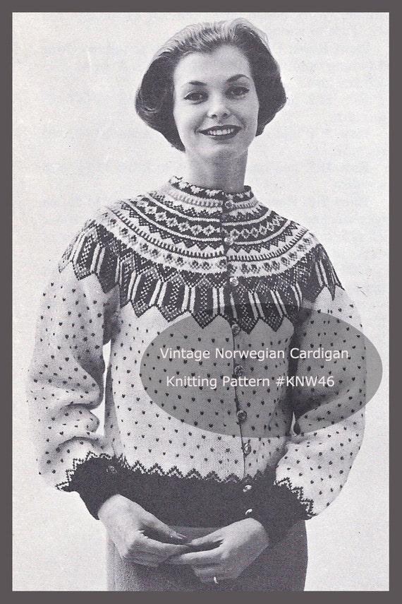 norwegian pattern sweater
