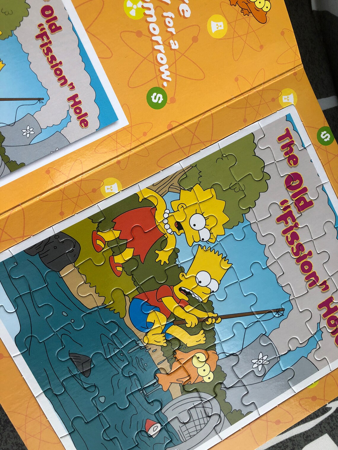 Simpson Puzzle Book Bart Simpson Jigsaw Puzzle Book 48 Etsy