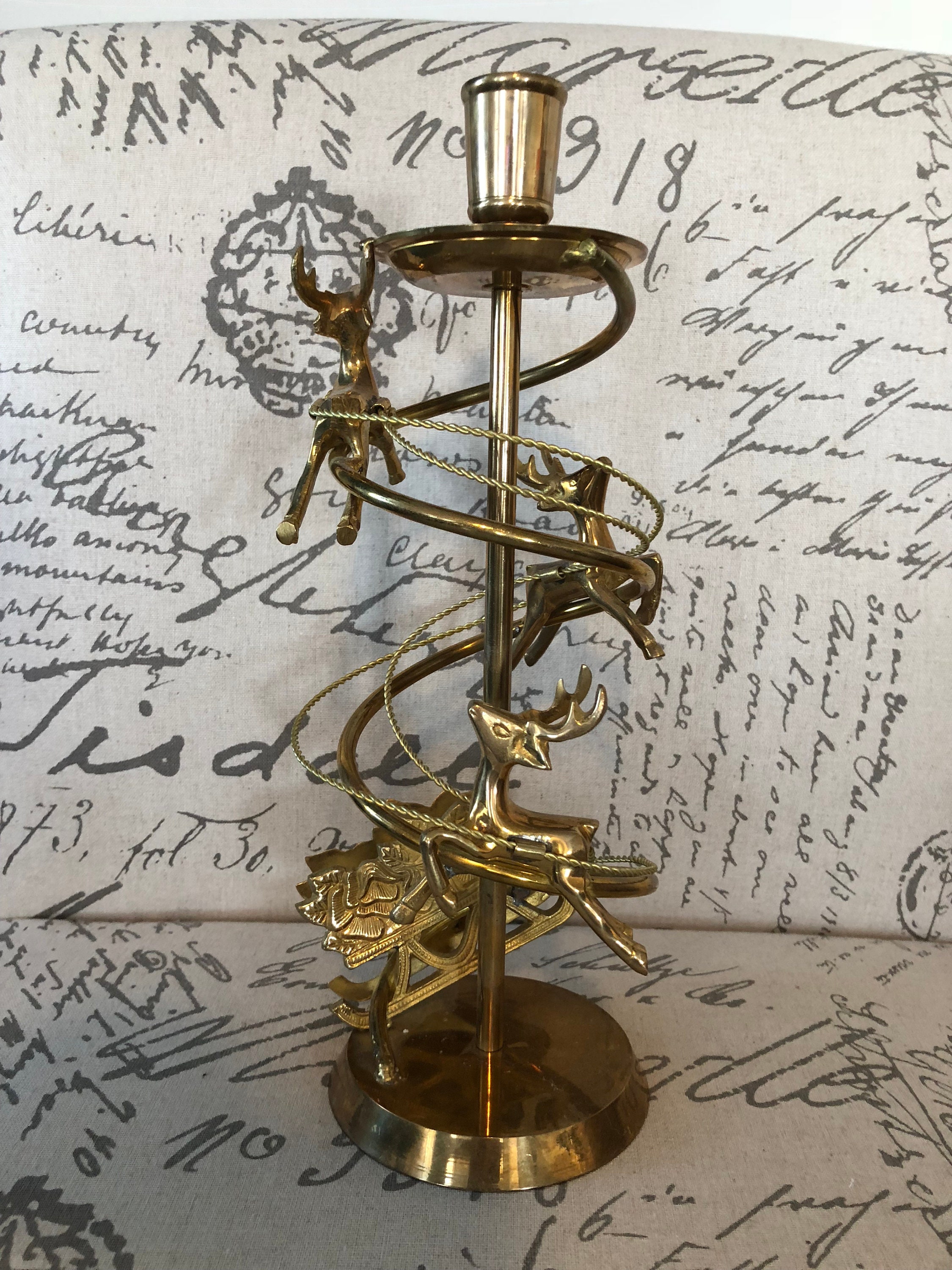 En laiton et en /émail Style vintage Nouveau Lot de /Éteignoir /à bougie