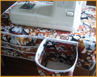 Sewing Machine Mat, Sewing Organizer,Sewing Garbage Catch All,Pin Cushion Too! #SW755 Pdf File--Mailed Available--DurhamDeals CANADA