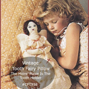 Almohada del hada de los dientes, patrón de costura Almohada del hada de los dientes, patrón de costura e instrucciones #CFT938-PDF --También disponible por correo - DurhamDeals