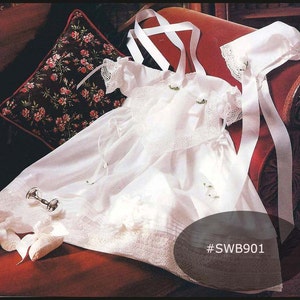 Heirloom Christening Gown+Bonnet+Bib+Booties Christening Baptism Gown/Shower Gift Sewing Pattern-PDF- -Mailed Pattern Available---Inquire