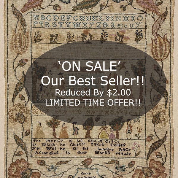 Antique Sampler - Etsy