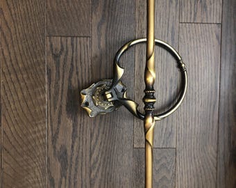 Amerock Towel Bar and Round Towel Holder, Vintage Towel Bar..Canada Etsy Shop--Ships Canada Only---