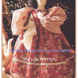 Patrón de costura Tea Cozy Cozy TEA Patrón de costura Cozy PATRÓN Lady Tea Cozy Great 4 Scraps PDF DurhamDeals