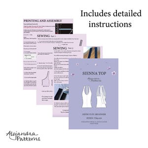 Beginner Multi-Style Convertible Top Sewing Pattern (PDF Digital Download) image 4