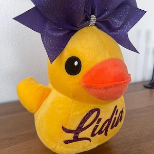 Cheerleading Lucky Ducks | Anpassade cheerleading-presenter | Lycka till-present till cheerleader | Idé för lagavslöjande | Present till cheerleading-tävling | Personlig bild 11