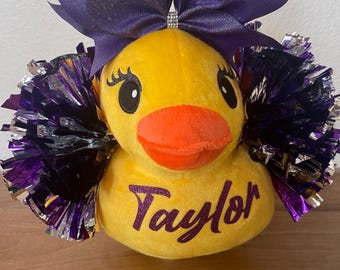 Anpassade Cheer Lucky Ducks | Personliga lagpresenter, tävlingssouvenirer