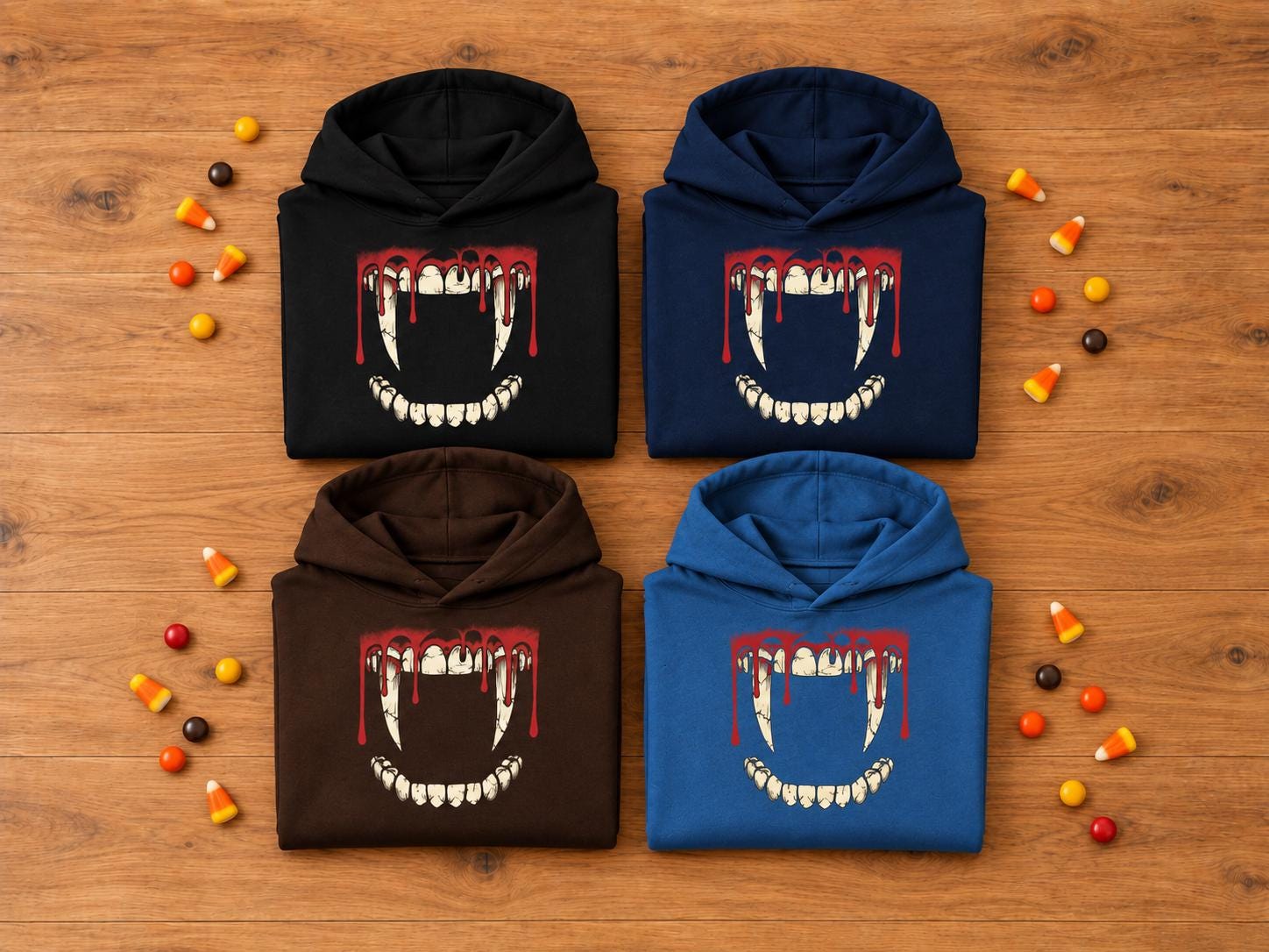 Vampire Teeth Hoodie - Etsy