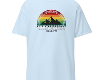 Twórca Drogi Chrześcijanin Retro Góra Wiara Pismo Święte Odniesienie 4216 Inspirujący Wierzący Krajobraz Wschód Słońca Sylwetka Typografia Grafika