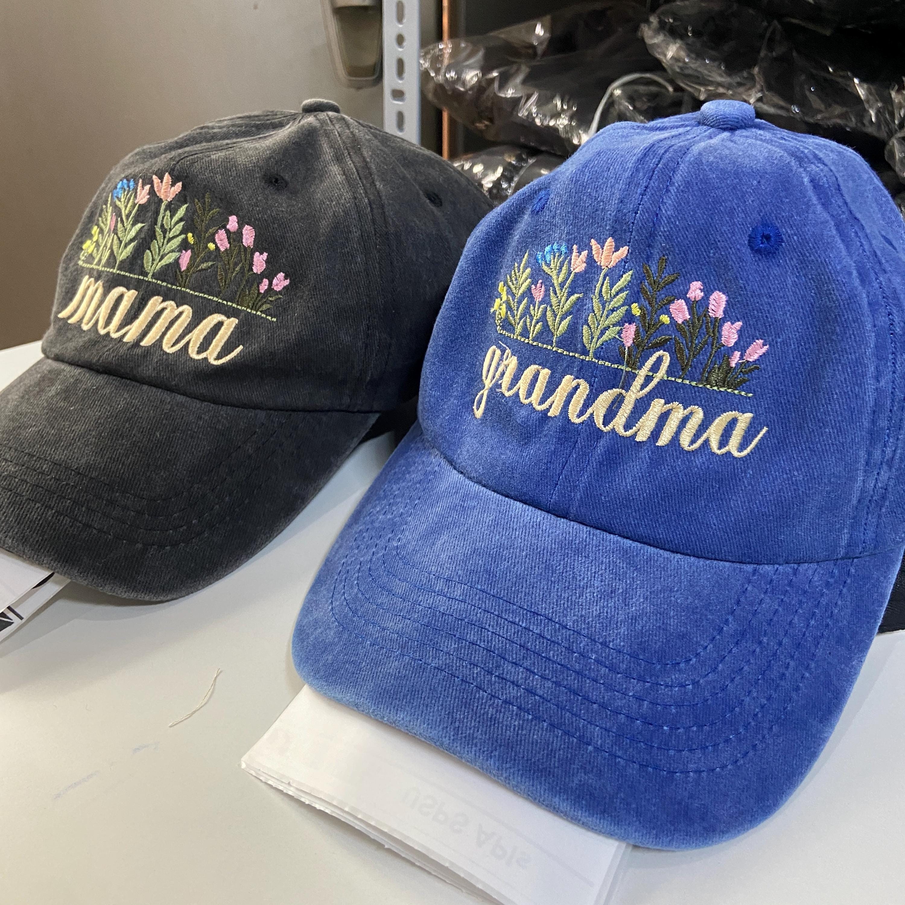 Mama Hats Embroidered - Etsy