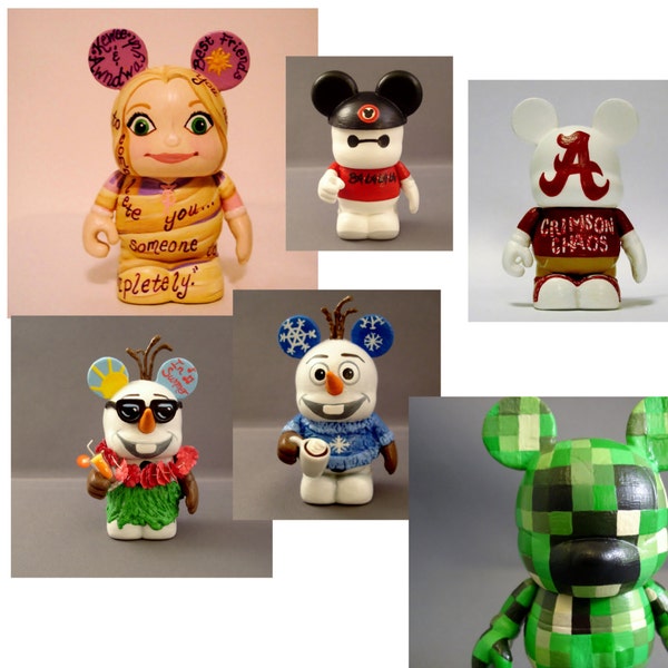 Vinylmation - Create Your Own - Vinylmation Custom - Design Your Own - Custom Vinylmation - 3" Vinylmation - Handpainted Vinylmation