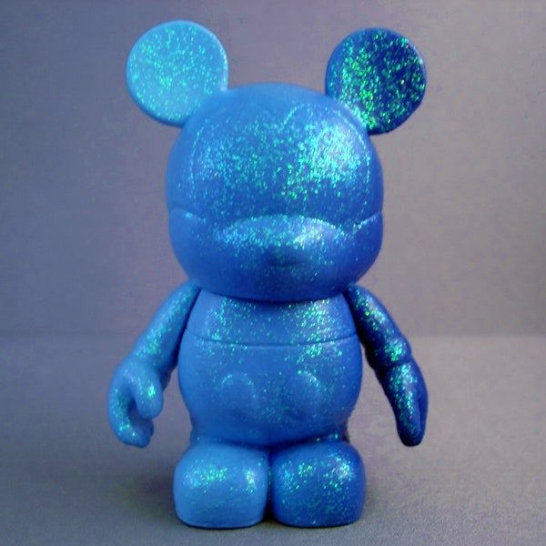 Blue - Ombre - Custom Vinylmation - Vinylmation - 3 inch Vinylmation - Blue Glitter - Ombre Mice - Disney Decor - Disney Figurine