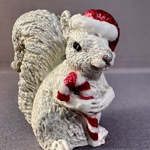 Squirrel Ornament - Squirrel - Wild Animal - Glittered Ornament - Glitter Animal - Animal Ornament - Christmas Decor - Tree Ornament
