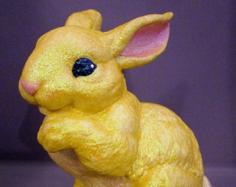 Sunshiney Easter Bunny - Bunny Figurine - Easter Rabbit - Easter Bunny Figure - Rabbit - Easter Decoration - Easter Decor - Spring Decor