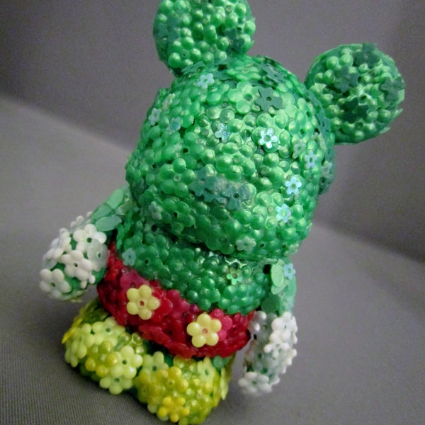 Green Thumb - Vinylmation - Custom Vinylmation - Topiary - 3 inch Vinylmation - Disney Decor - Mickey Figurine - Disney Inspired