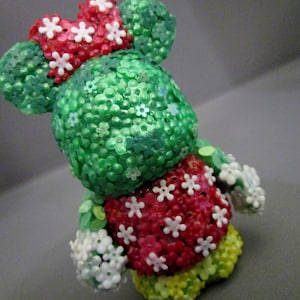 Topiary - Green Thumb - Vinylmation - Custom Vinylmation - 3 inch Vinylmation - Disney Decor - Minnie Figurine - Disney Inspired