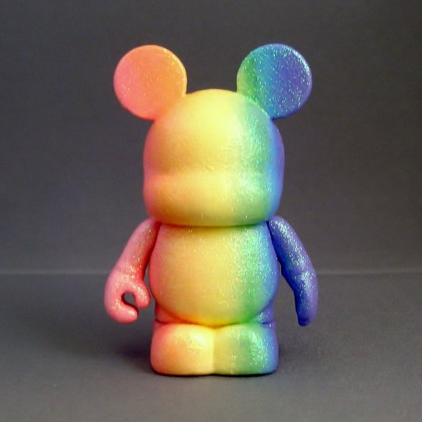 Pastel Rainbow - 3 inch Vinylmation - Vinylmation - Custom Vinylmation - Roygbiv - Disney Decor - Disney Figurine - Custom - Mickey Mouse