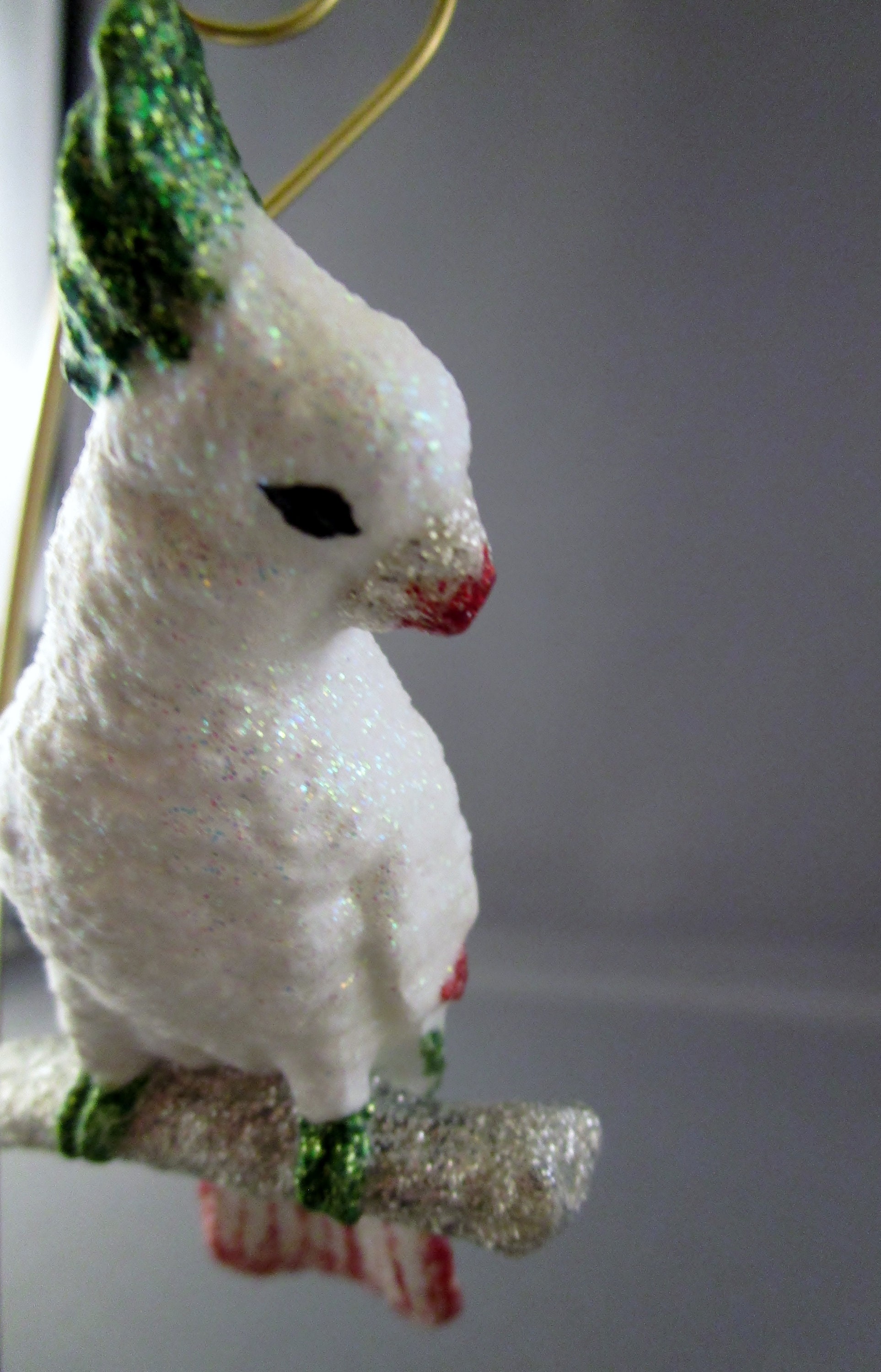Cockatoo Ornament Bird Ornament Glittered Ornament Etsy UK