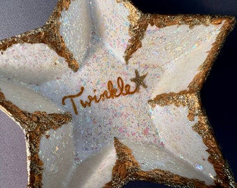 Twinkle Trinket Dish - Jewelry Dish - Twinkle - Jewelry Tray - Trinket - Star Dish - Star Trinket Dish - Star Jewelry Dish - Twinkle Star