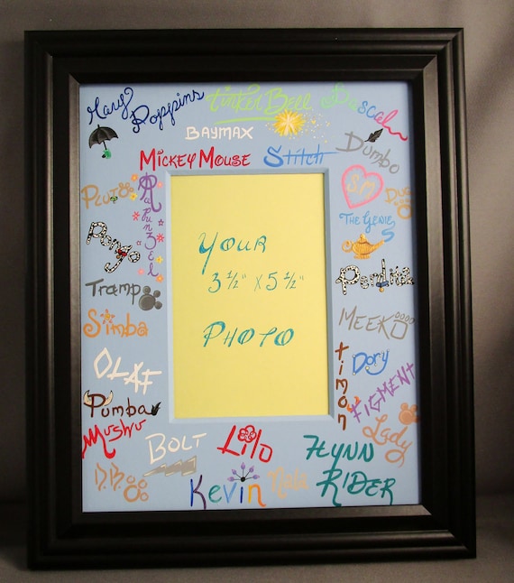 Disney Photo Mat - Mat Board - Disney Characters - Disney