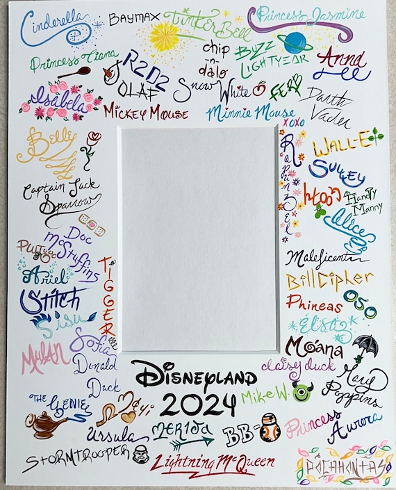 ポスター Disney character photo frame ポスター Disney character photo frame ポスター Disney character