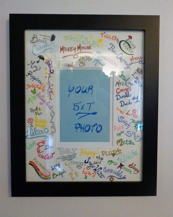 Disney Photo Mat - Mat Board - Disney Characters - Disney