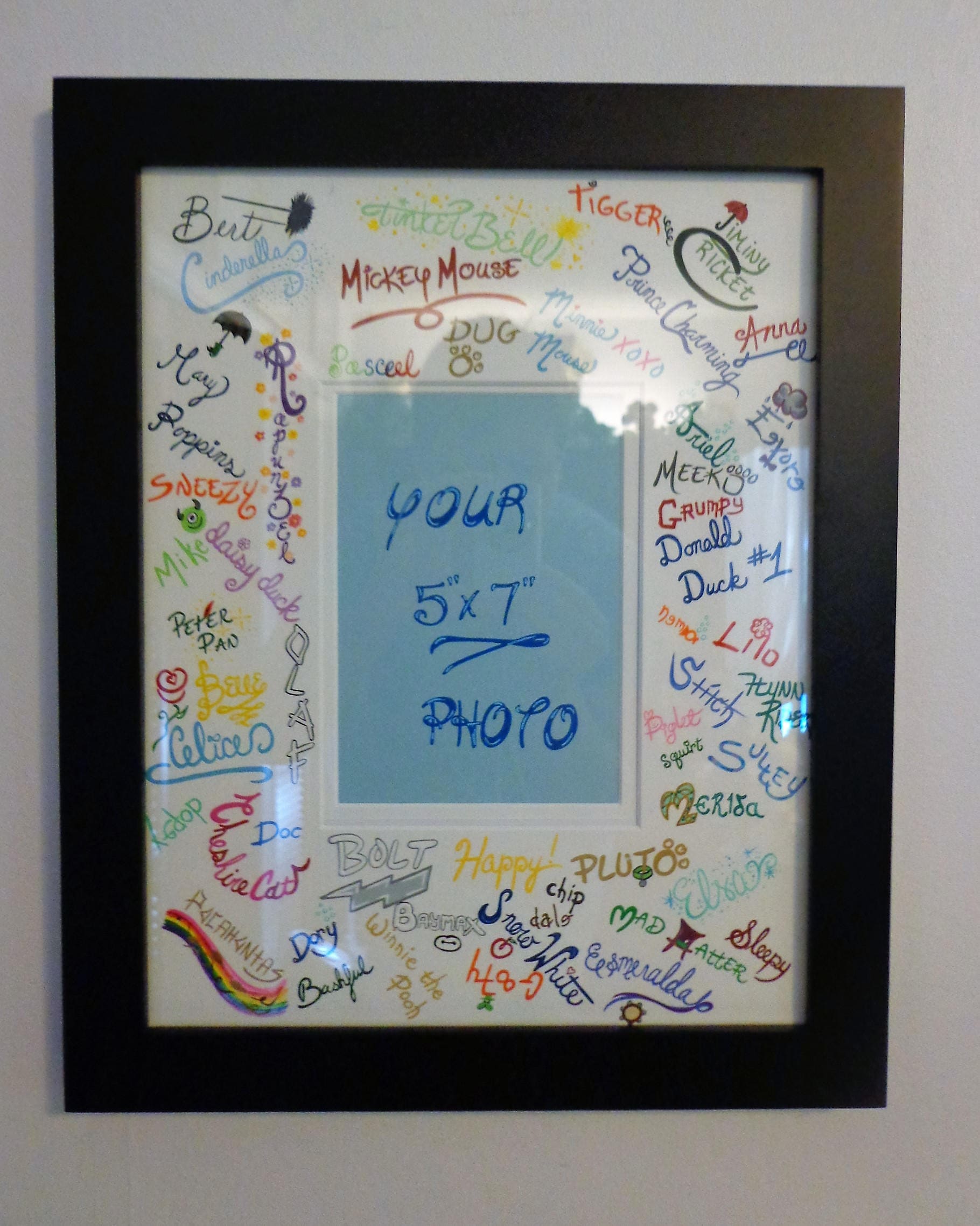 Disney Photo Mat - Mat Board - Disney Characters - Disney