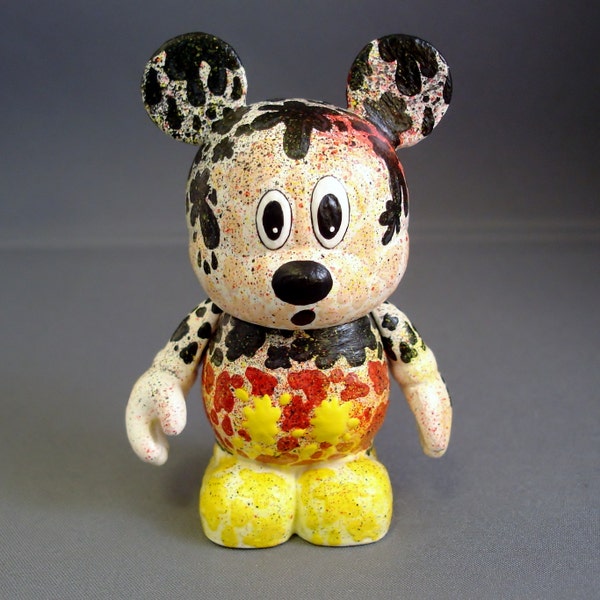 Paint Splatter - Art Series - Vinylmation - Custom Vinylmation - 3 inch Vinylmation - Disney Decor - Mickey Figurine - Disney Inspired