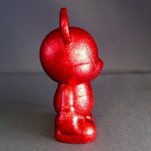 Ruby Red Custom Vinylmation Vinylmation 3 inch Vinylmation Red Glitter Gemstone Mice Disney Decor Disney Figurine image 2