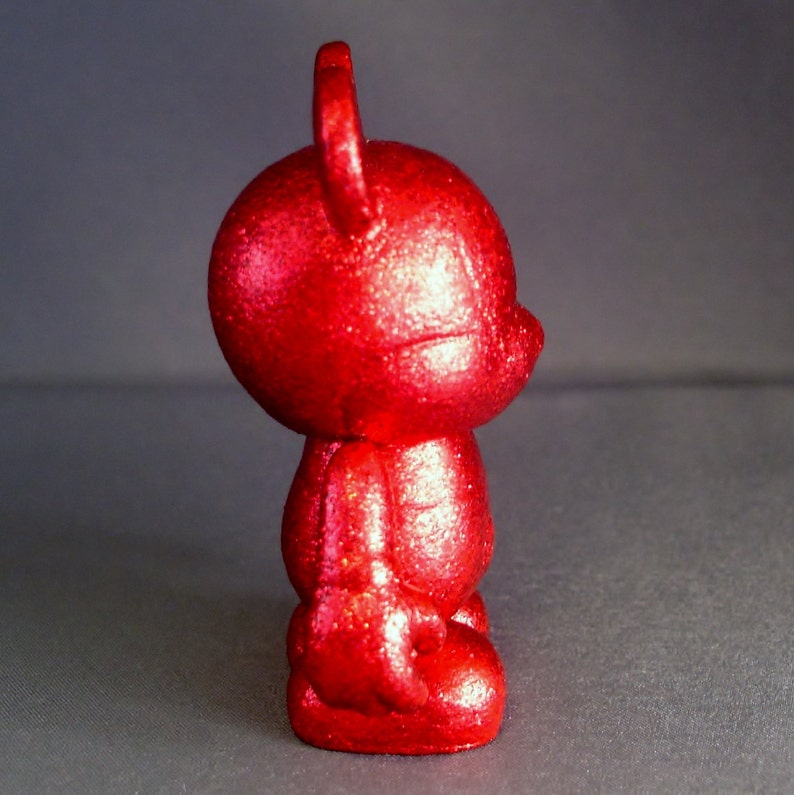 Ruby Red Custom Vinylmation Vinylmation 3 inch Vinylmation Red Glitter Gemstone Mice Disney Decor Disney Figurine image 2